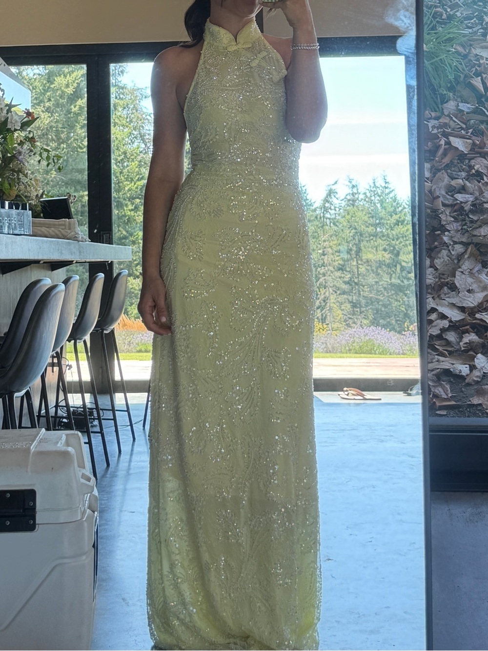 Sau Lee Grace Dress in yellow - Picture 3 of 7